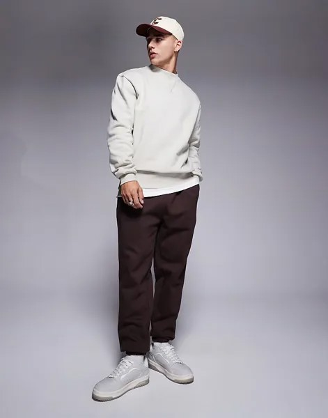 Тяжелые зауженные джоггеры премиум-класса ASOS DESIGN плотностью 400 г/м²