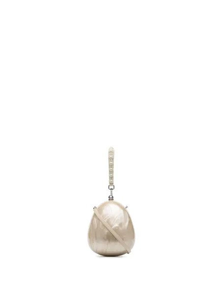 Simone Rocha мини-сумка Egg с перламутровым эффектом