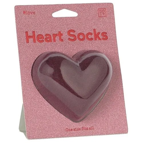 Носки doyi, heart socks, красные