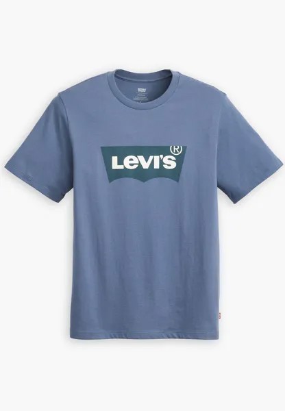 Футболка с принтом Graphic Crewneck Tee Levi's, темно-синий