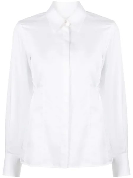 Helmut Lang шелковая рубашка, белый