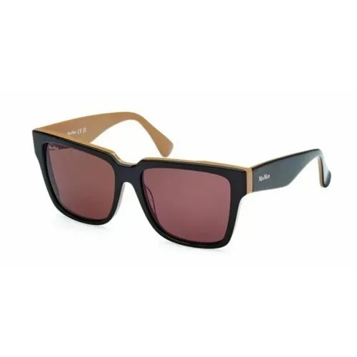 Солнцезащитные очки Max Mara, коричневый, черный