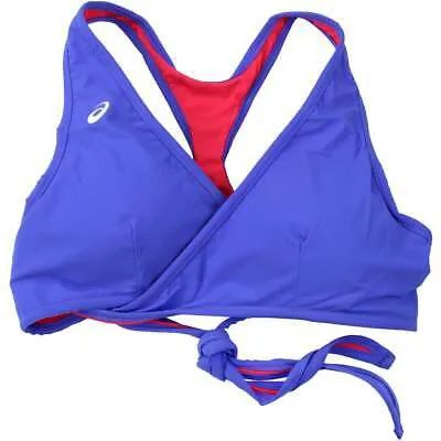 ASICS Keli Volleyball Bikini Top Women Blue Athletic Casual BV2154-6117