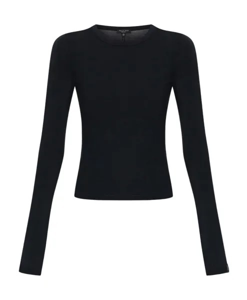 Топ S luca узкого кроя Rag & Bone, черный