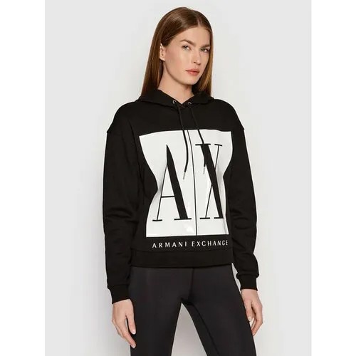 Худи Armani Exchange, размер XS [INT], черный