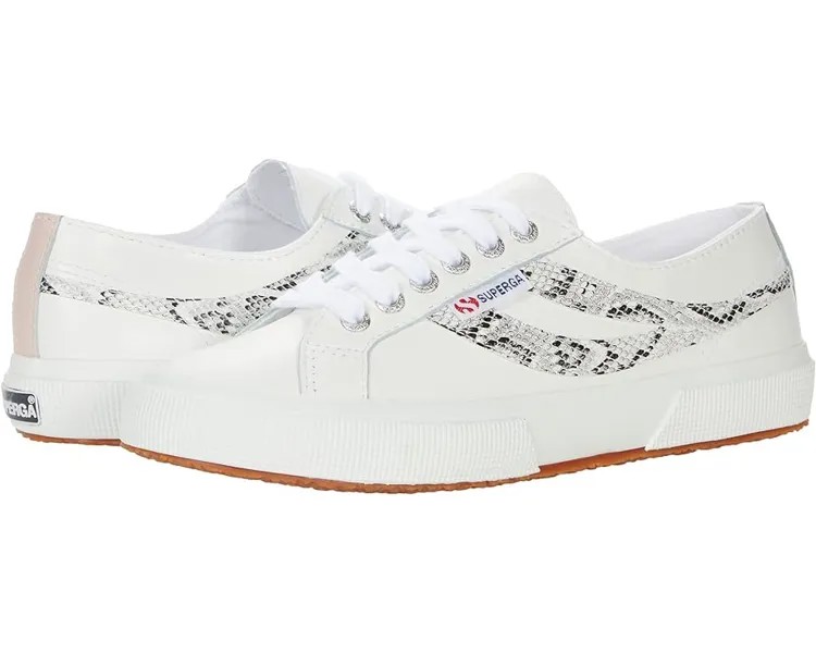 Кроссовки Superga 2953 - Nappaleaw Snake, цвет White Python