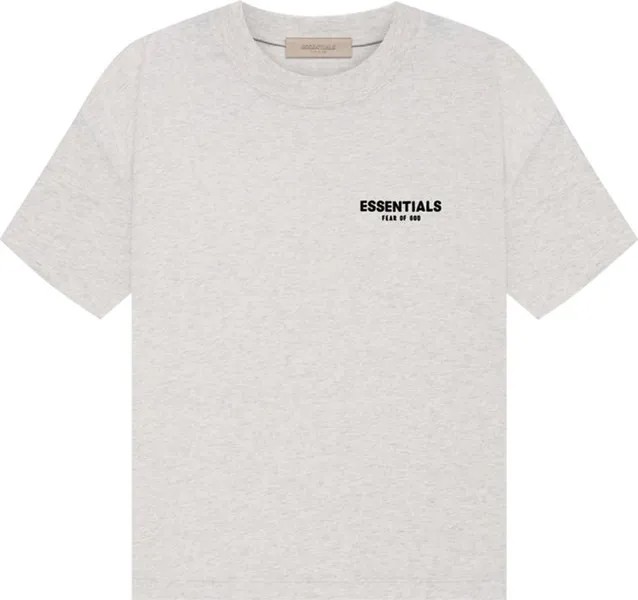 Футболка Fear of God Essentials Tee 'Light Oatmeal', серый