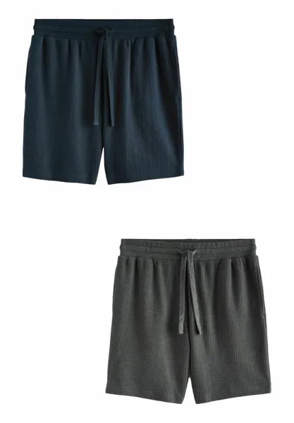 Спортивные брюки 2 PACK LIGHTWEIGHT Next, цвет grey navy blue waffle texture