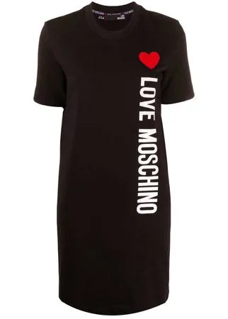Love Moschino топ с короткими рукавами и логотипом