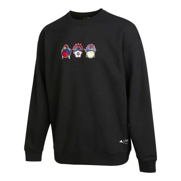 Толстовка Adidas China Graphic Sweater 'Black', черный