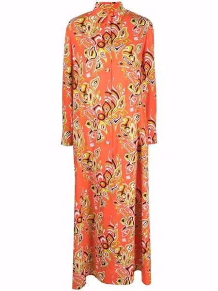 Emilio Pucci пляжное платье с принтом Africana