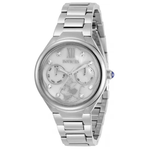 Наручные часы INVICTA Часы женские кварцевые Invicta Disney Limited Edition Minnie Mouse Lady 35080, серебряный