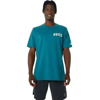 Мужская футболка с короткими рукавами и полосками SUNRISE для тренировок ASICS 2031E093