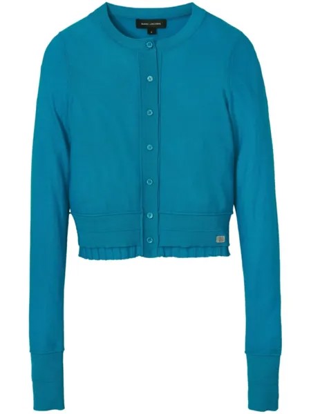 Marc Jacobs кардиган с оборками, синий