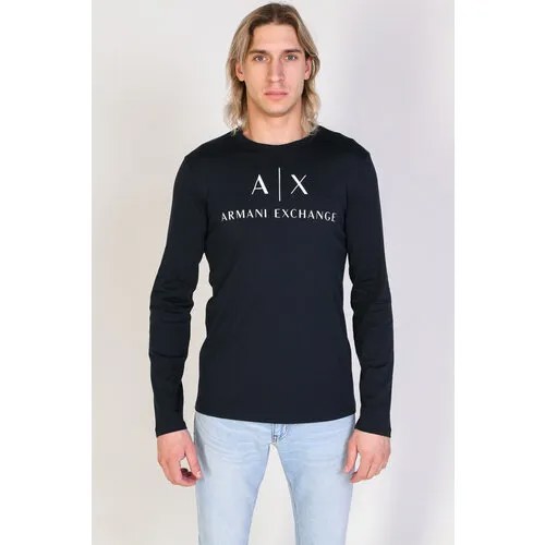 Лонгслив Armani Exchange, размер XL, синий