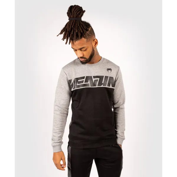 Свитшот унисекс Venum Connect BlackDark Heather Grey черный M