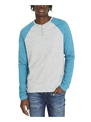 Мужская легкая футболка BUFFALO Kaxil синего цвета с цветными блоками XXL