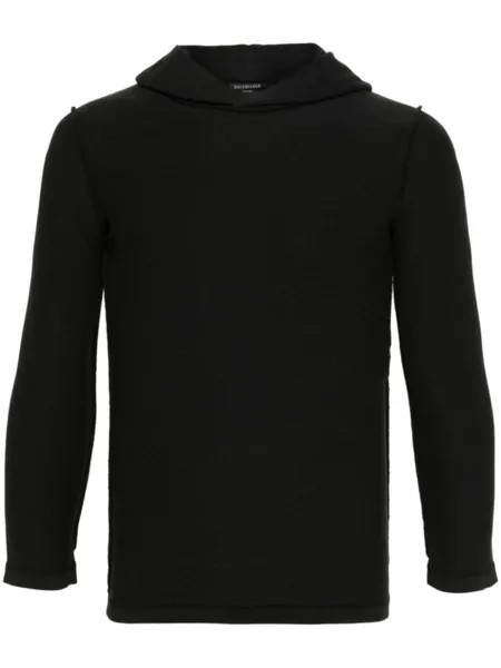 Худи Inside-out Balenciaga, черный