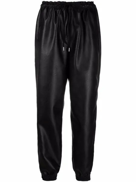 Брюки Kira из искусственной кожи Stella McCartney, черный