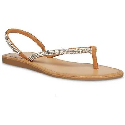Женские сандалии Madden Girl Aurra Silver Thong Sandals 7 Medium (B,M) BHFO 5849