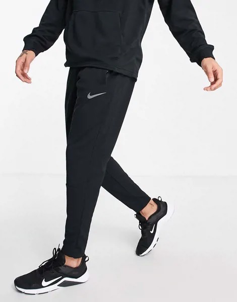 Черные флисовые джоггеры Nike Pro Training-Черный