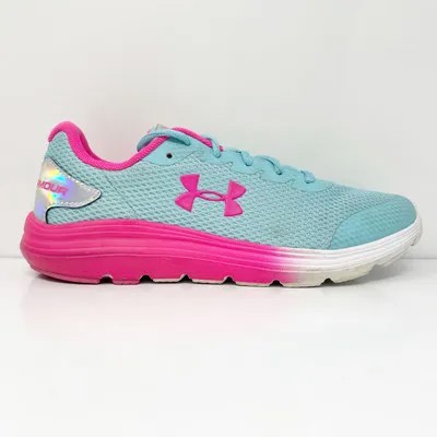 Under Armour Girls Surge 2 3023209-400 Синие кроссовки для бега Размер 6 Y