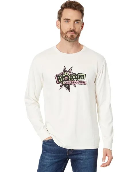 Футболка Volcom Entertainment Fat Tony Long Sleeve, белый