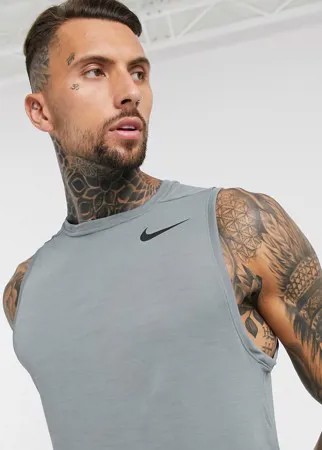 Серая майка Nike Training-Серый