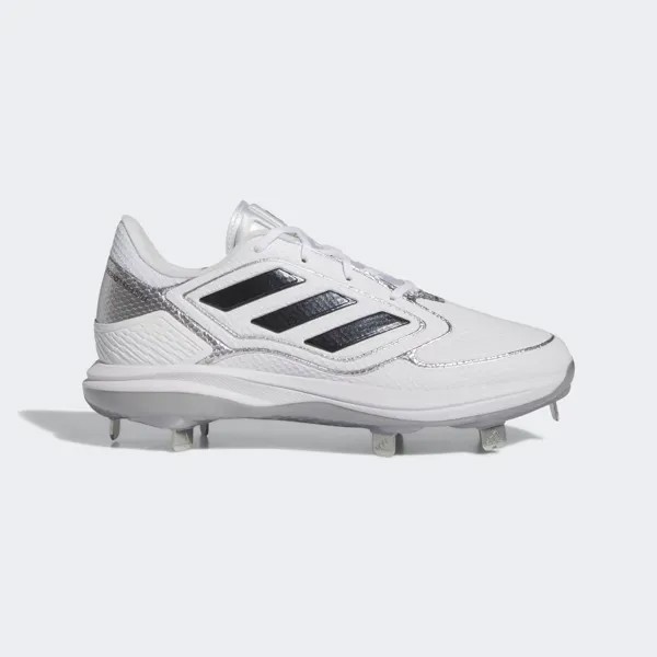 Ботинки Adizero PureHustle 3 Adidas, цвет Cloud White/Core Black/Silver Metallic