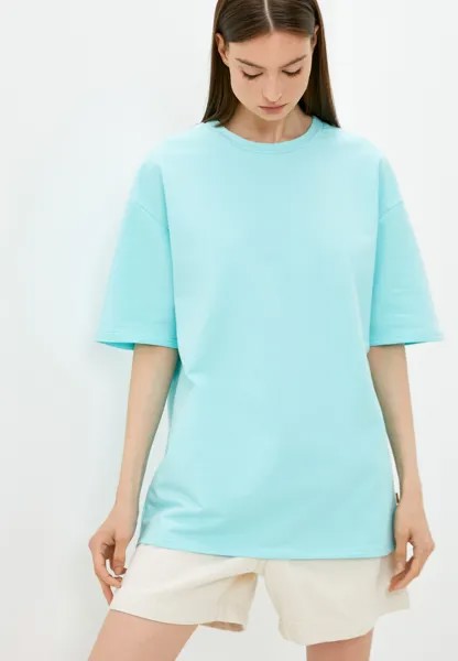 Футболка женская ZAVI oversize голубая 54-56 RU