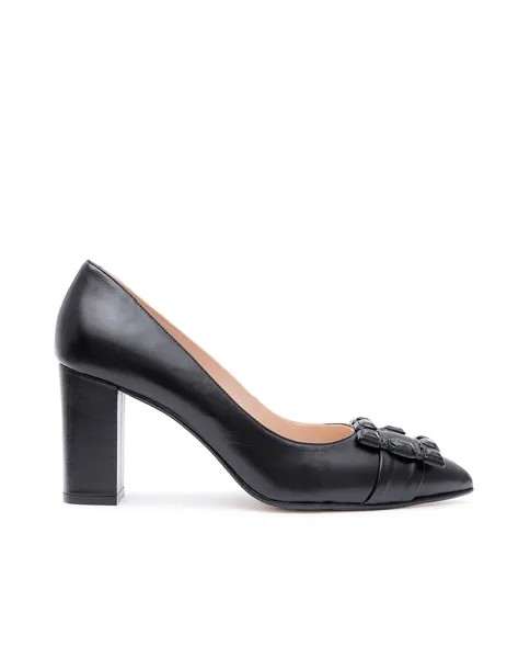 Женские туфли из кожи наппа черного цвета с декором Paco Gil, черный