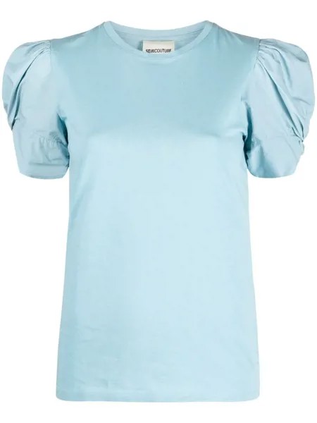 Semicouture футболка с объемными плечами