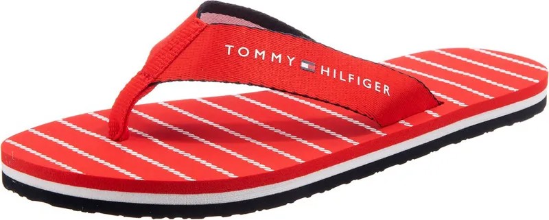 Сандалии с Т-образным ремешком Tommy Hilfiger, омар