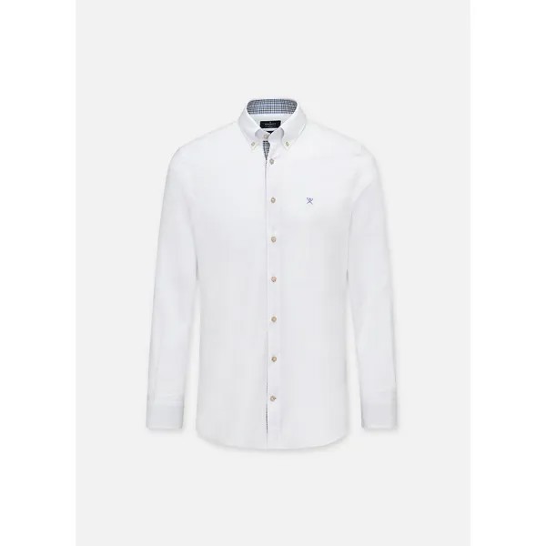 Рубашка Hackett Melange Flannel Multi, белый