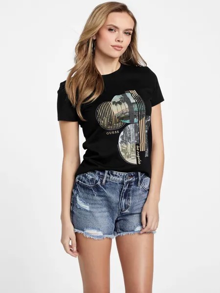 Футболка Эко Рива Guess Factory, черный