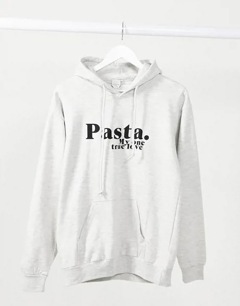 Худи серого цвета Skinny Dip pasta-Серый