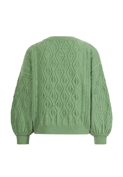 Джемпер O-NECK STRUCTURE PATTERN Ivko, зеленый