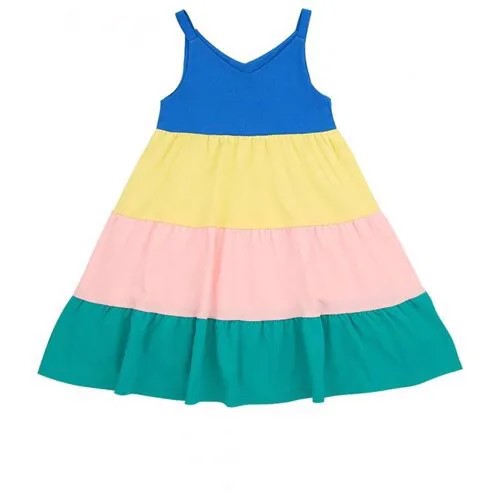 Платье Mini Maxi, модель 7593, цвет разноцветный, размер 110