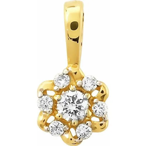 Золотой кулон Vesna jewelry 31681-351-00-00 с бриллиантами