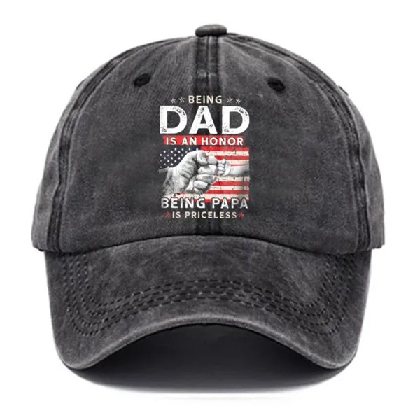 Мужская шляпа с американским флагом An Honor Being Papa Hat