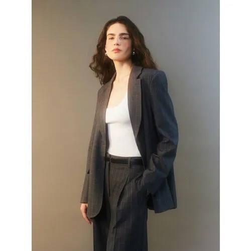 Пиджак Zarina, размер L (RU 48)/170, серый