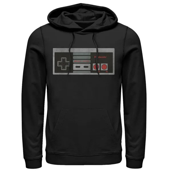 Мужской пуловер с капюшоном для контроллера Nintendo Retro NES Licensed Character