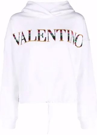 Valentino худи с кулиской и логотипом