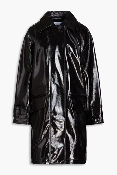 Пальто Conni из искусственной лакированной кожи Stand Studio, черный