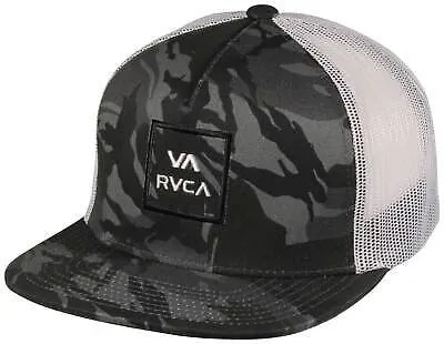 Кепка RVCA Boys VA All The Way Trucker, черный камуфляж, новинка