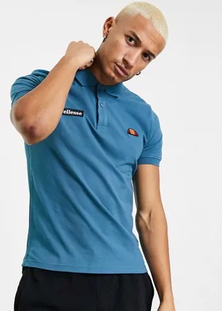 Синяя футболка-поло ellesse Montura-Голубой