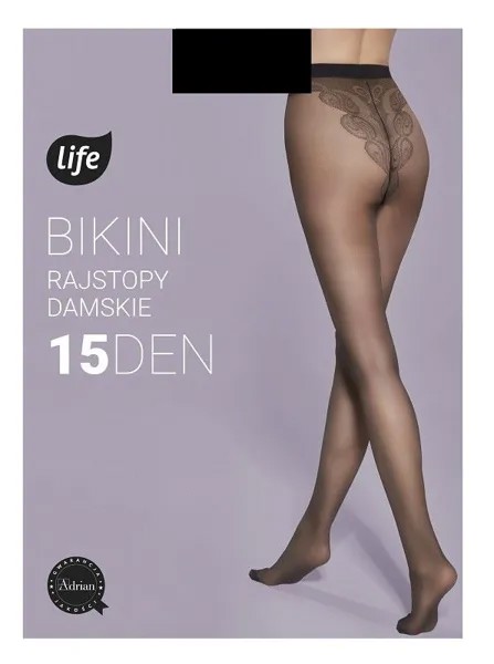 Колготки Life Bikini 15 DEN Nero, 2