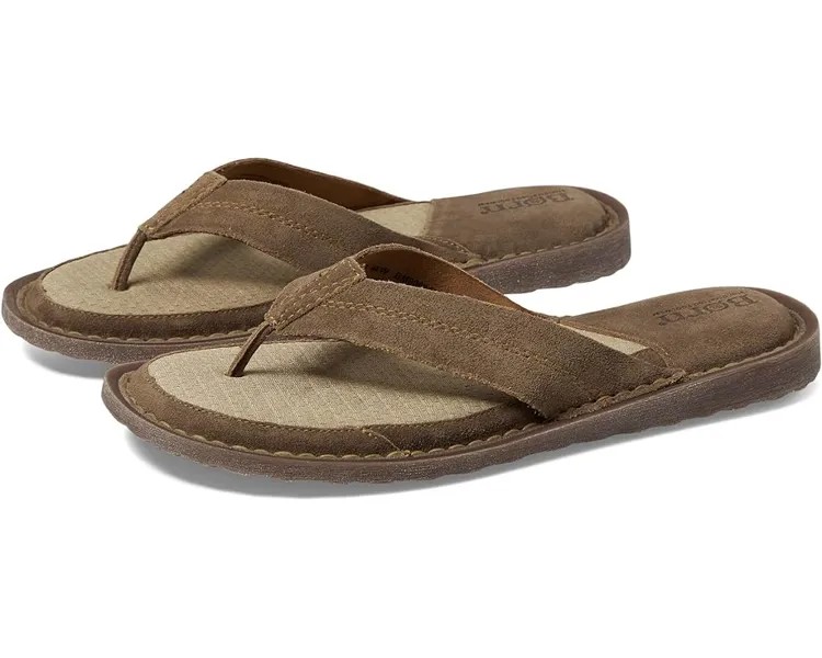 Сандалии Born Bermuda, цвет Taupe Distressed Full Grain