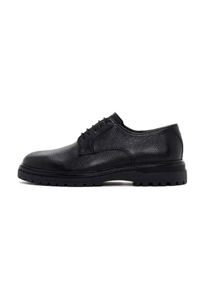 Элегантные туфли на шнуровке Derimod, черные
