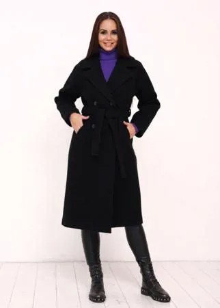 Пальто женское DAZZLE STYLE Sam Art черное 48 RU